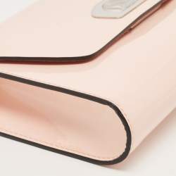 Christian Louboutin Pink Patent Leather Vero Dodat Chain Clutch