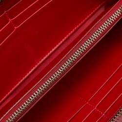 Christian Louboutin Pink Leather Panettone Continental Wallet