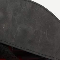 Christian Louboutin Black Watersnake Leather Flap Embellished Chain Bag