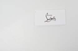 Christian Louboutin Black Leather Paloma Spiked Chain Clutch