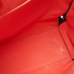 Christian Louboutin Black/Red Canvas Cabalace Tote