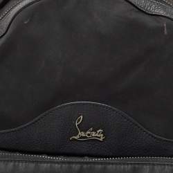 Christian Louboutin Black/Red Nylon and Leather Backloubi Backpack