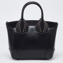 Pre Owned Christian Louboutin Black Leather Small Eloise Satchel