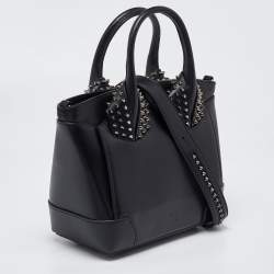 Pre Owned Christian Louboutin Black Leather Small Eloise Satchel