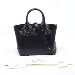 Pre Owned Christian Louboutin Black Leather Small Eloise Satchel