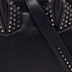 Pre Owned Christian Louboutin Black Leather Small Eloise Satchel
