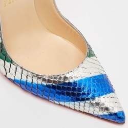 Christian Louboutin Multicolor Python So Kate Pumps Size 37.5