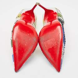 Christian Louboutin Multicolor Python So Kate Pumps Size 37.5