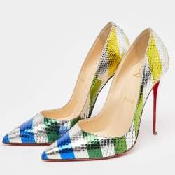 Christian Louboutin Multicolor Python So Kate Pumps Size 37.5