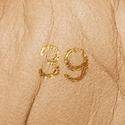 مملوكة مسبقًا Christian Louboutin Black Leather Rankick High Top Sneakers Size 39