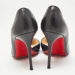 Christian Louboutin Black Leather Iriza Pumps Size 36