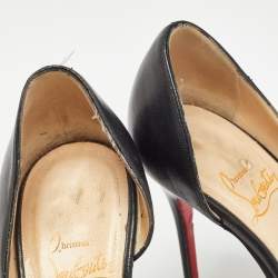 Christian Louboutin Black Leather Iriza Pumps Size 36