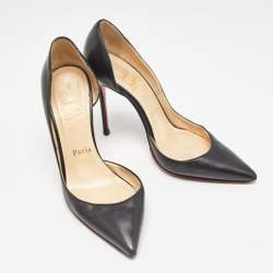 Christian Louboutin Black Leather Iriza Pumps Size 36