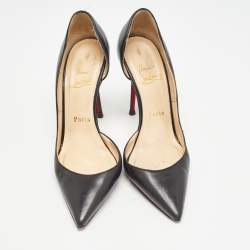 Christian Louboutin Black Leather Iriza Pumps Size 36