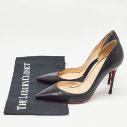 Christian Louboutin Black Leather Iriza Pumps Size 36