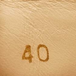 مملوكة مسبقًا Christian Louboutin Green Leather Roller Boat Sneakers Size 40