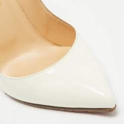 Christian Louboutin Cream Patent Hot Chick Pumps Size 39.5