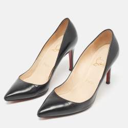 Christian Louboutin Black Leather Pigalle Pumps Size 36