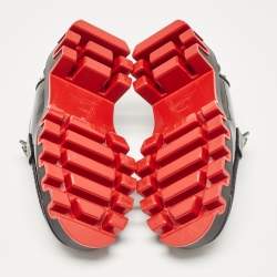 Pre Owned Christian Louboutin Black Patent Leather Smoking Slippers Size 37