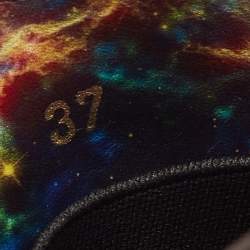 Pre Owned Christian Louboutin Black Patent Leather Smoking Slippers Size 37