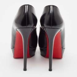 Christian Louboutin Black Leather Bianca Pumps Size 38