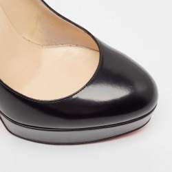 Christian Louboutin Black Leather Bianca Pumps Size 38