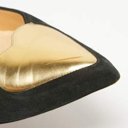 Christian Louboutin Black Suede Doracora Pumps Size 37.5