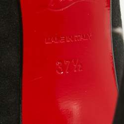 Christian Louboutin Black Suede Doracora Pumps Size 37.5