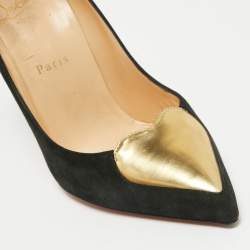 Christian Louboutin Black Suede Doracora Pumps Size 37.5