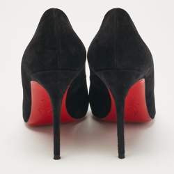 Christian Louboutin Black Suede Geo Pumps Size 38