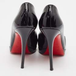 Christian Louboutin Black Patent Leather New Simple Pumps Size 39