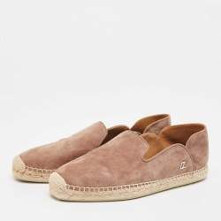 Christian Louboutin Beige Suede Espadon Espadrille Flats Size 39