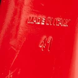 مملوكة مسبقًا حذاء كعب عالي كريستيان لوبوتان سو كيت جلد ثعبان أسود مقاس 37 