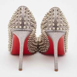 Christian Louboutin Multicolor Glitter Flo Spikes Pumps Size 38