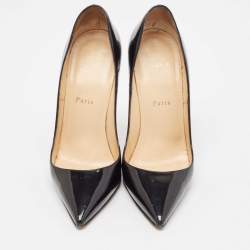 Christian Louboutin Black Patent Leather So Kate Pumps Size 39