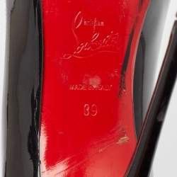 Christian Louboutin Black Patent Leather So Kate Pumps Size 39