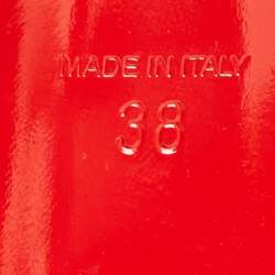 Pre Owned حذاء كعب عالي كريستيان لوبوتان ايمانتاكلو جلد أسود مقاس 37