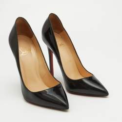 Christian Louboutin Black Patent Leather Pigalle Pumps Size 37