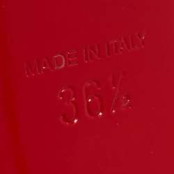 مملوكة مسبقًا Christian Louboutin White Lace Mariee A Colmar Slingback Sandals Size 36.5