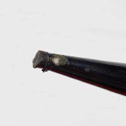 Pre Owned Christian Louboutin Black Leather and Suede Criss Cross Platform Pumps Size 39