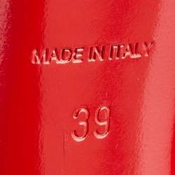 مملوكة مسبقًا Christian Louboutin Black Leather Lady Daf Mary Jane Pumps Size 39