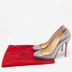 Christian Louboutin Metallic Glitter Bianca Pumps Size 39.5