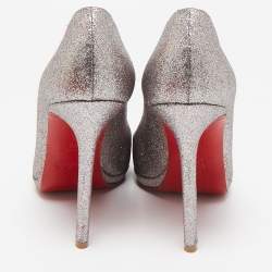 Christian Louboutin Metallic Glitter Bianca Pumps Size 39.5