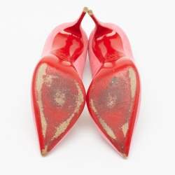 مملوكة مسبقًا Christian Louboutin Light Pink Suede Pigalle Follies Pumps Size 38