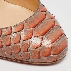 Christian Louboutin Two-Tone Python Leather Fifi Pumps Size 38.5