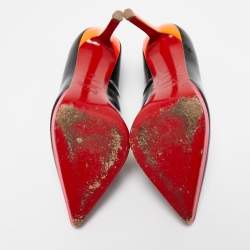 Christian Louboutin Tricolor  Patent Leather Pigalle Plato Pumps Size 37