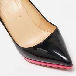 Christian Louboutin Tricolor  Patent Leather Pigalle Plato Pumps Size 37