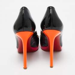 Christian Louboutin Tricolor  Patent Leather Pigalle Plato Pumps Size 37