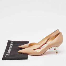 Christian Louboutin Beige Leather Iriza Pumps Size 40
