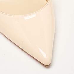 Pre Owned Christian Louboutin Pink Patent Leather Iriza Pumps Size 39